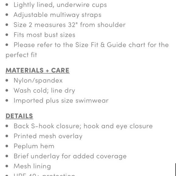 Torrid Size 2 D/DD Mesh Overlay Bathing Suit - Picture 7 of 7